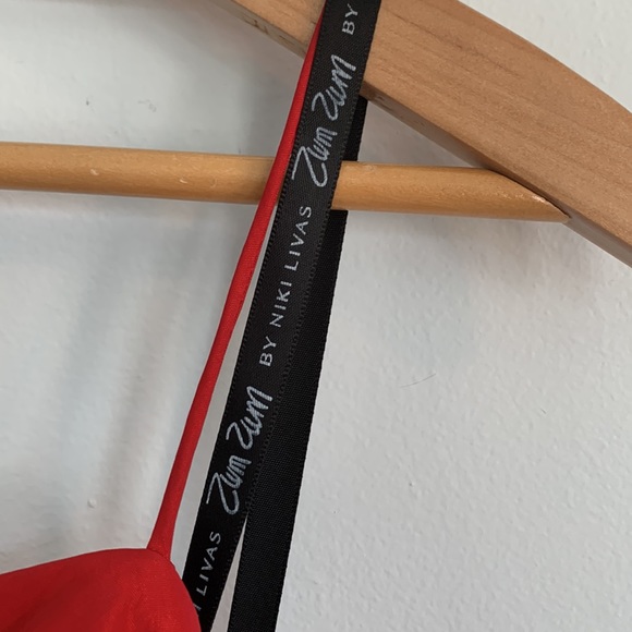 Zum Zum red prom mini dress size 7/8 - Picture 4 of 10